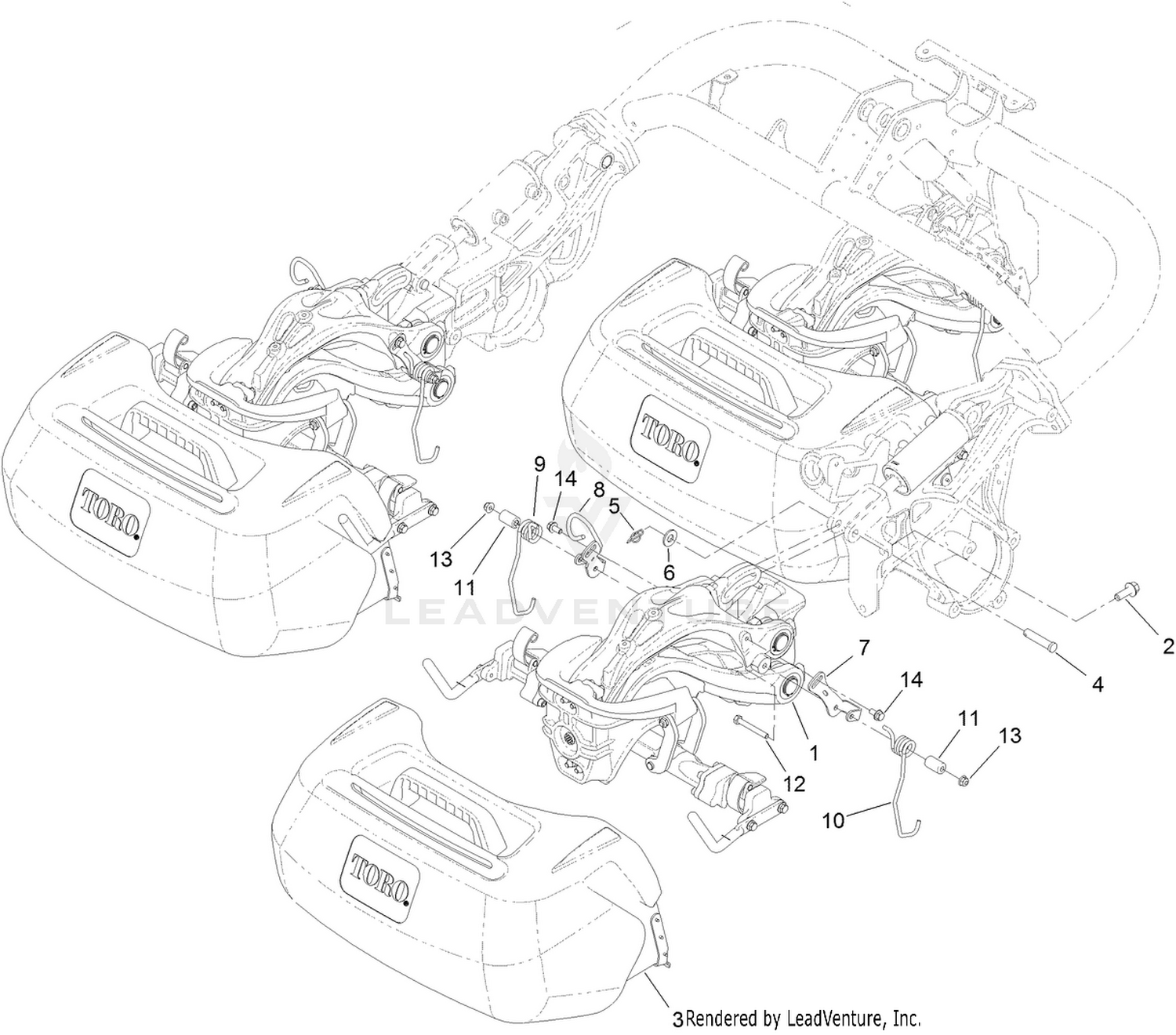 Suspension and Basket Assembly