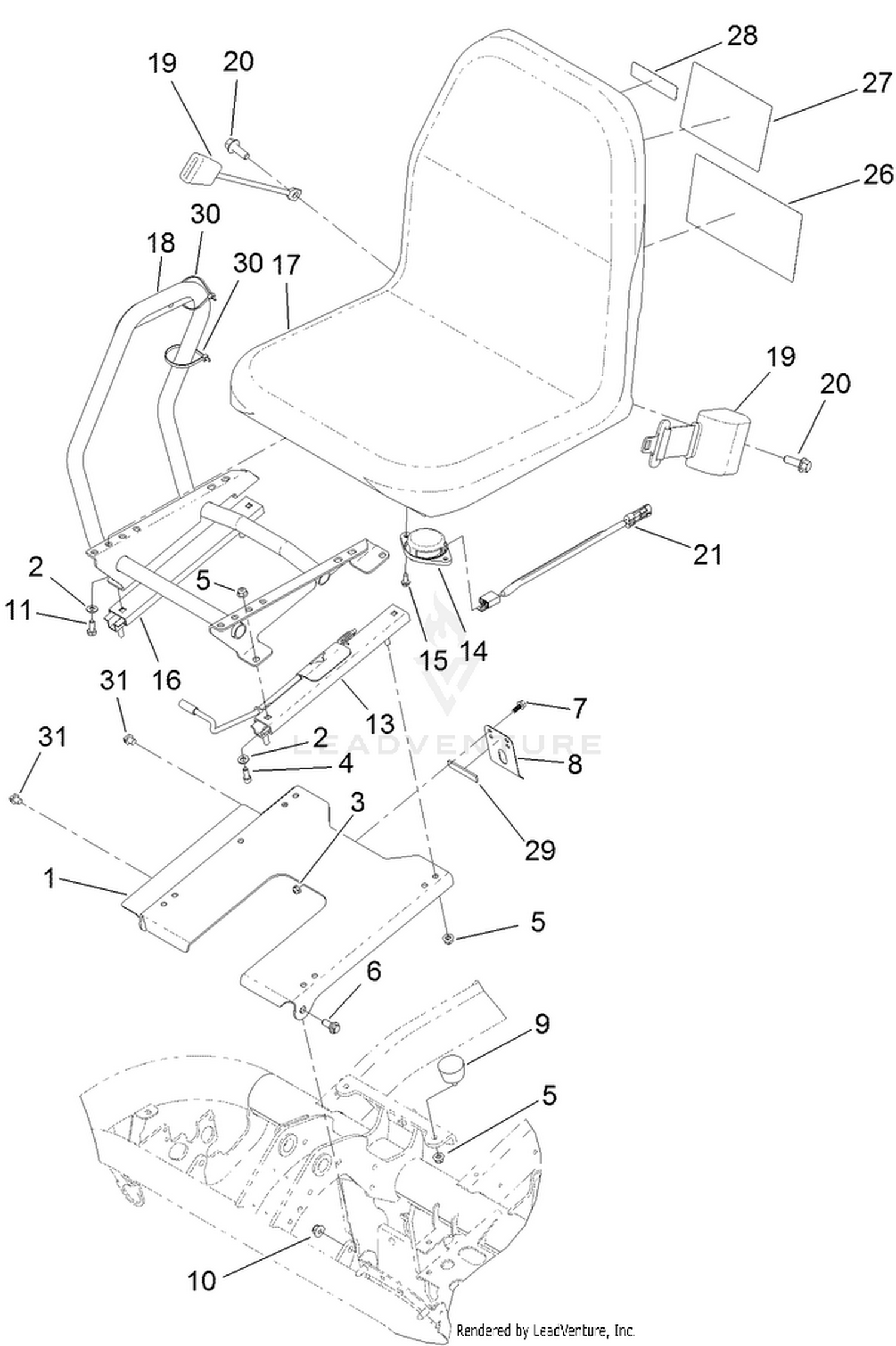 Seatbase Assembly