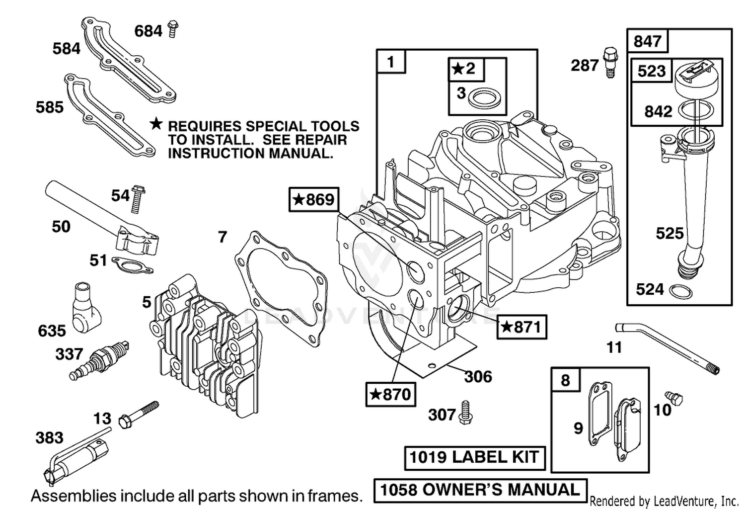 Engine Briggs  Stratton Model 12h802-1776-B1