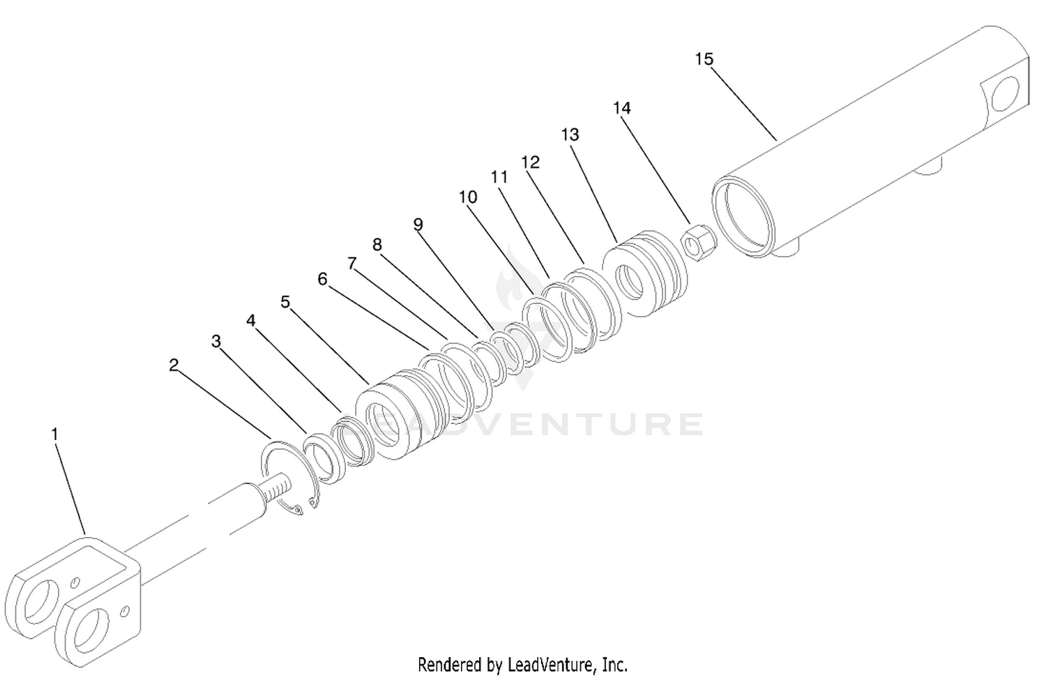 Hydraulic Cylinder No. 86-5580