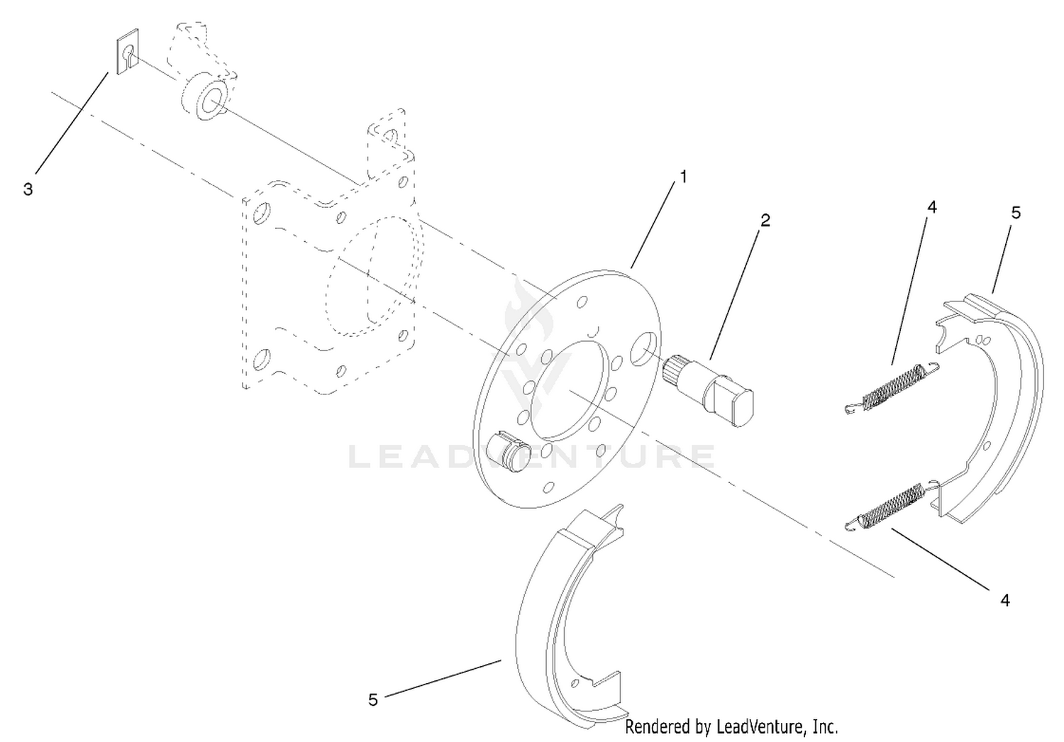 Brake Assembly No. 71-1500