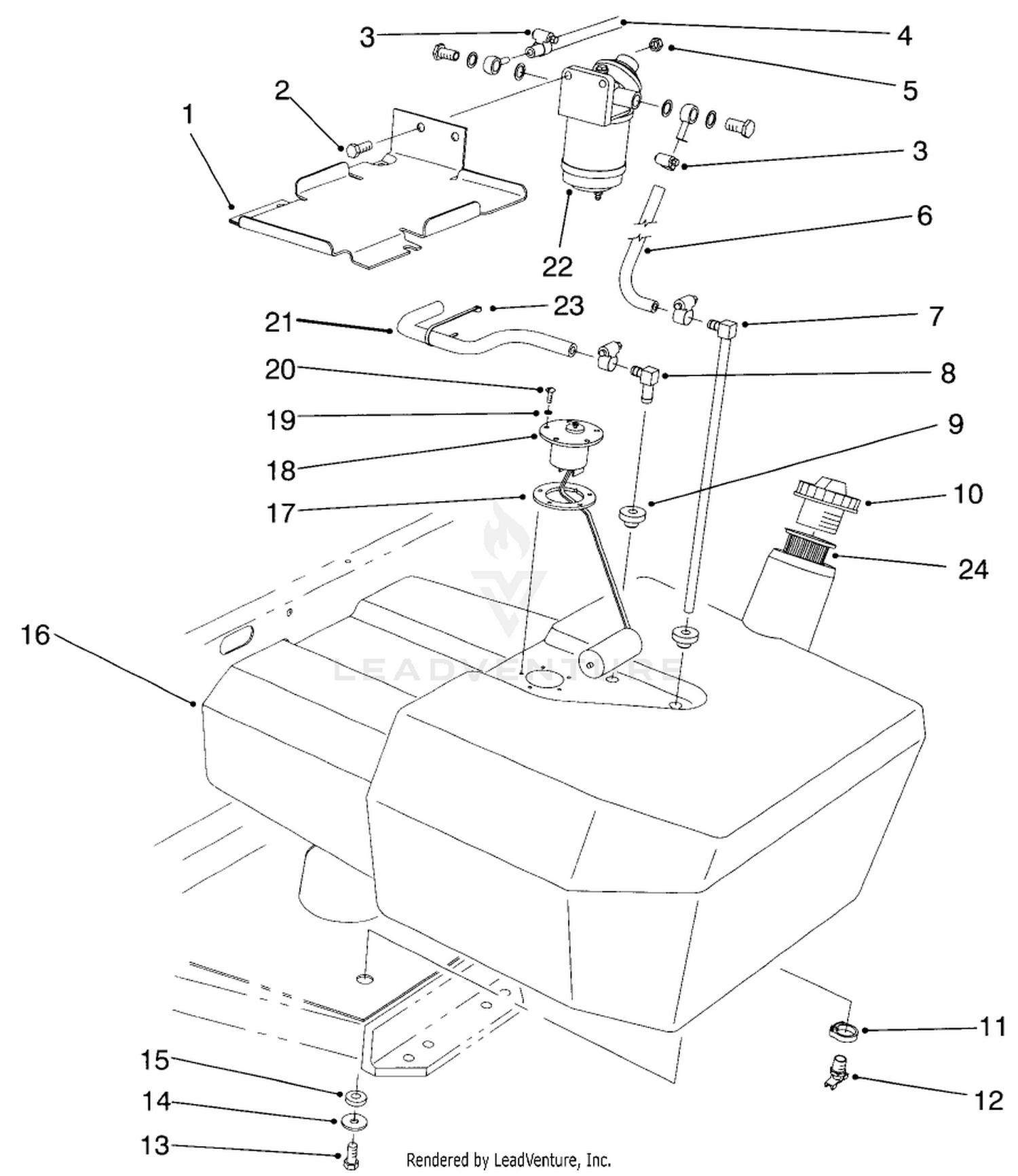 Fuel Tank  Filter Assembly