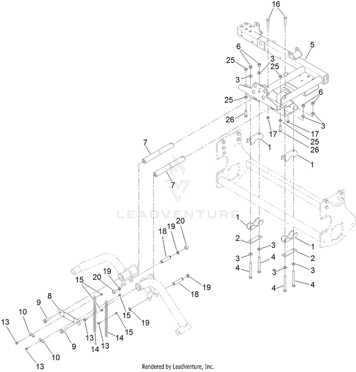 Lift Arm Mount Assembly