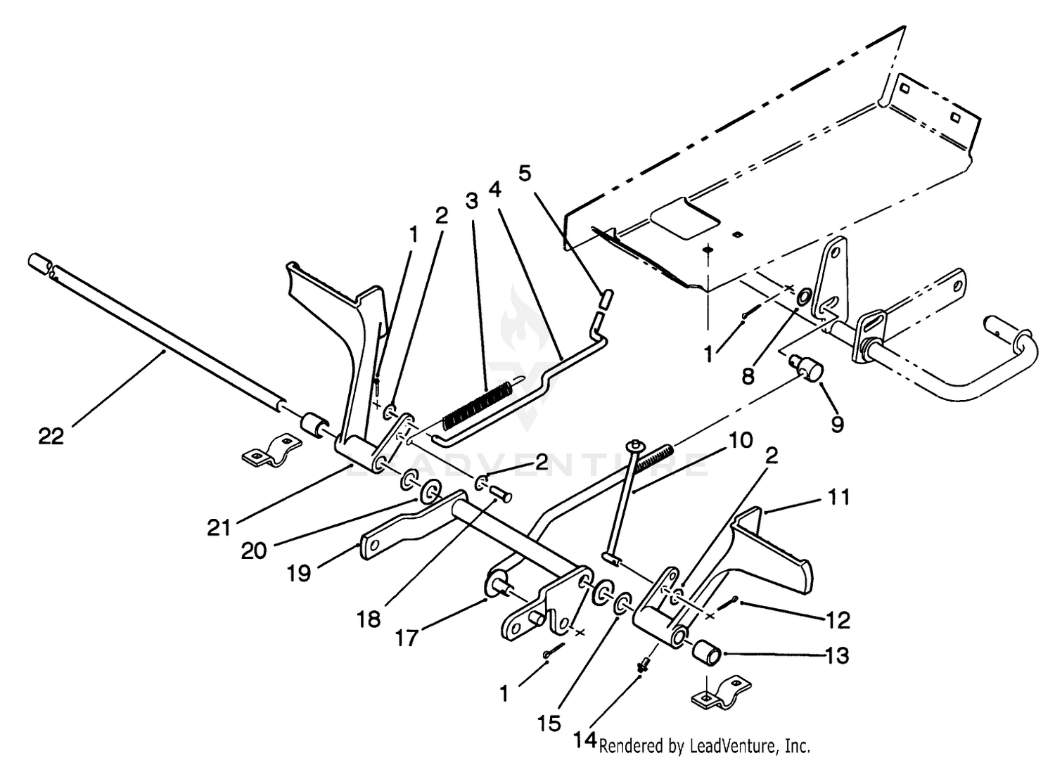 Brake And Clutch Pedal Assembly