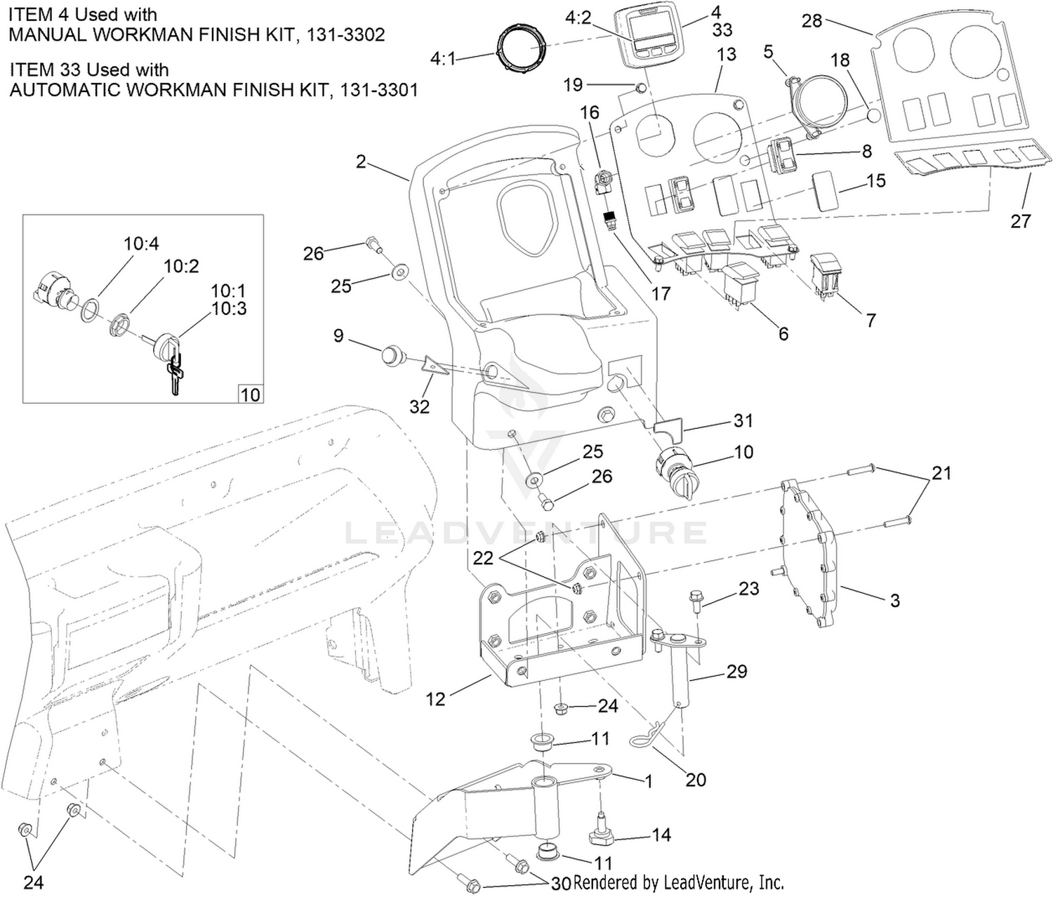 Control Console Assembly