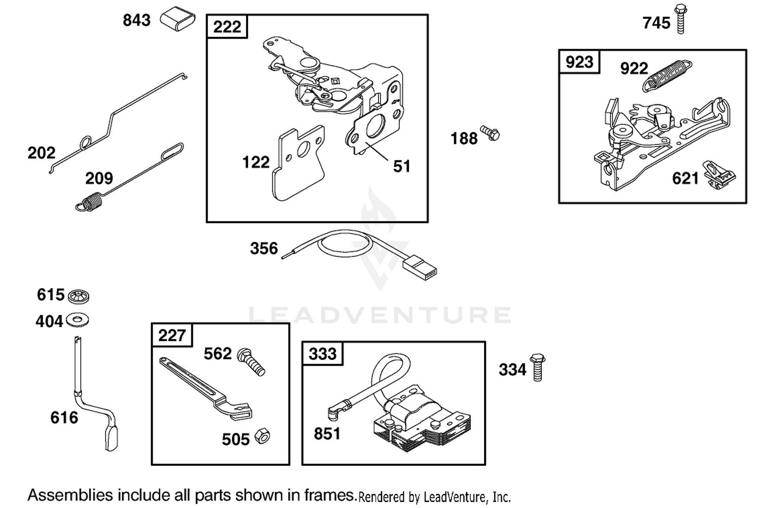 Engine Briggs  Stratton Model 122602-0150-E1 5