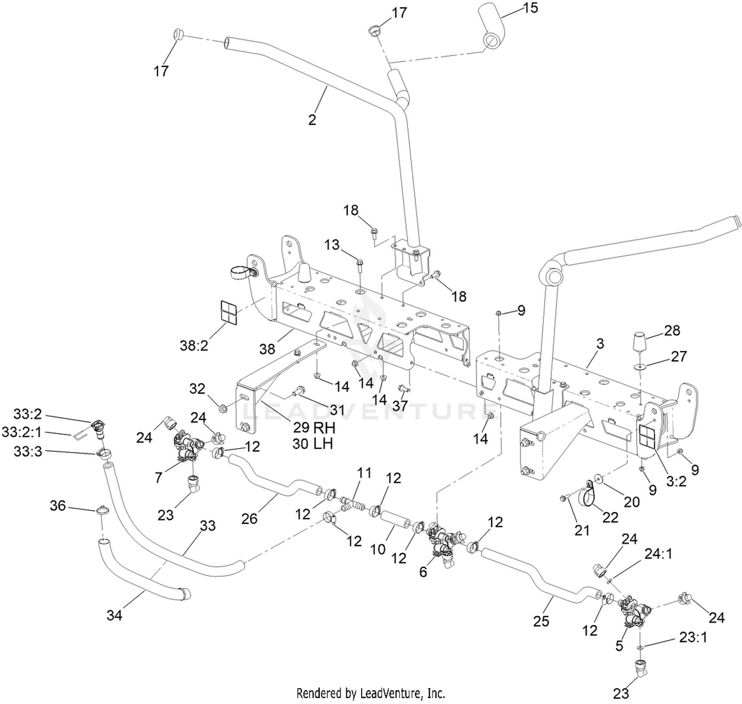 Center Boom Mount Assembly