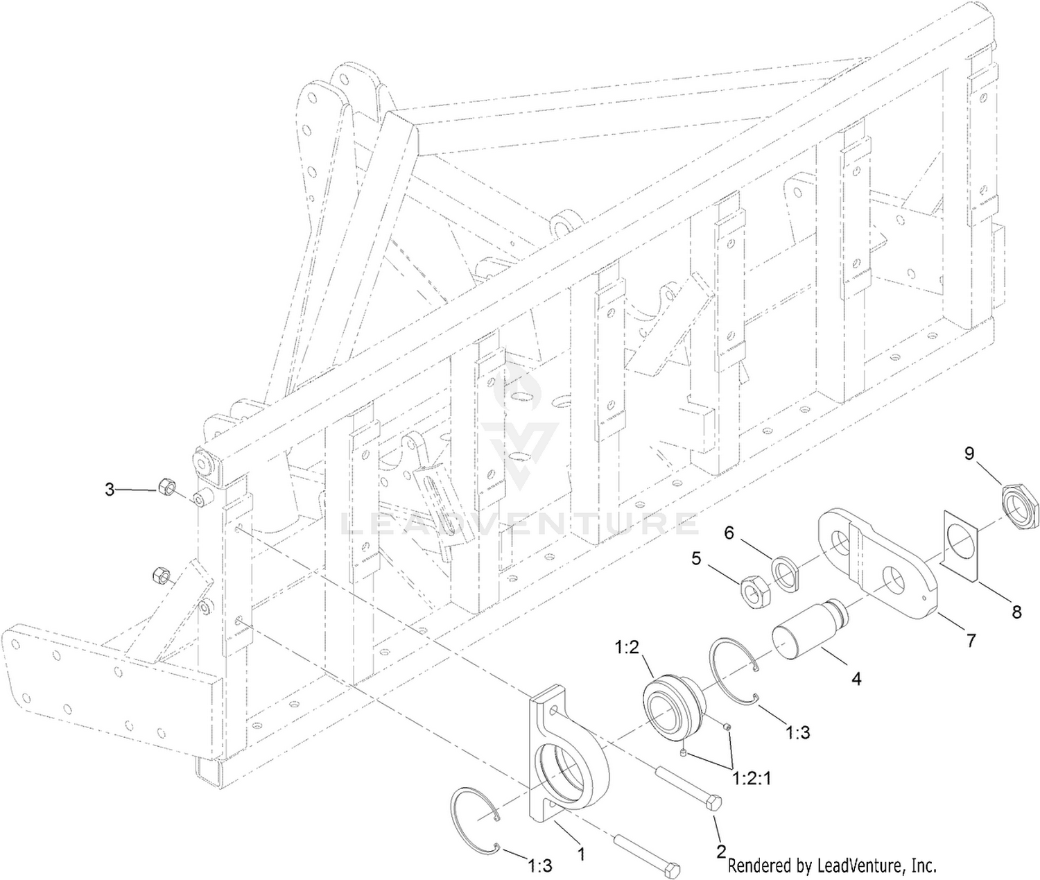 LH Outside Crankshaft Assembly
