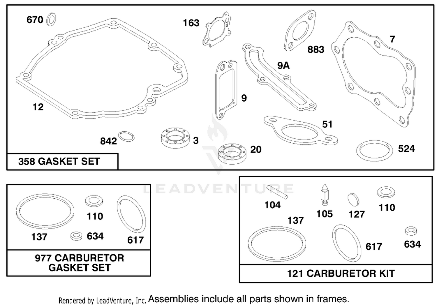 Engine Briggs  Stratton Model 12f802-0650-01 9