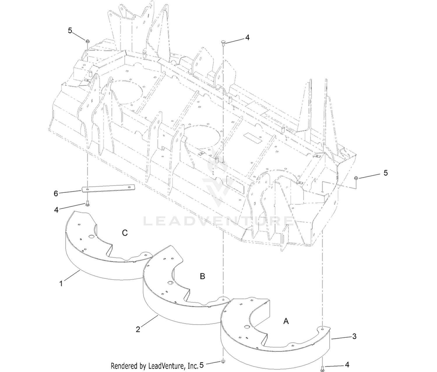 Left Hand Deck Chamber Assembly