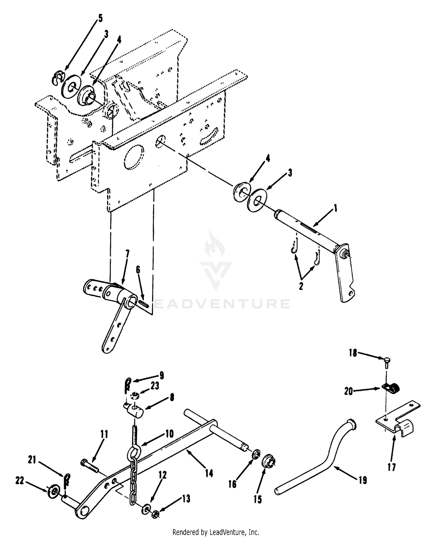Hydrostatic Lift Linkage