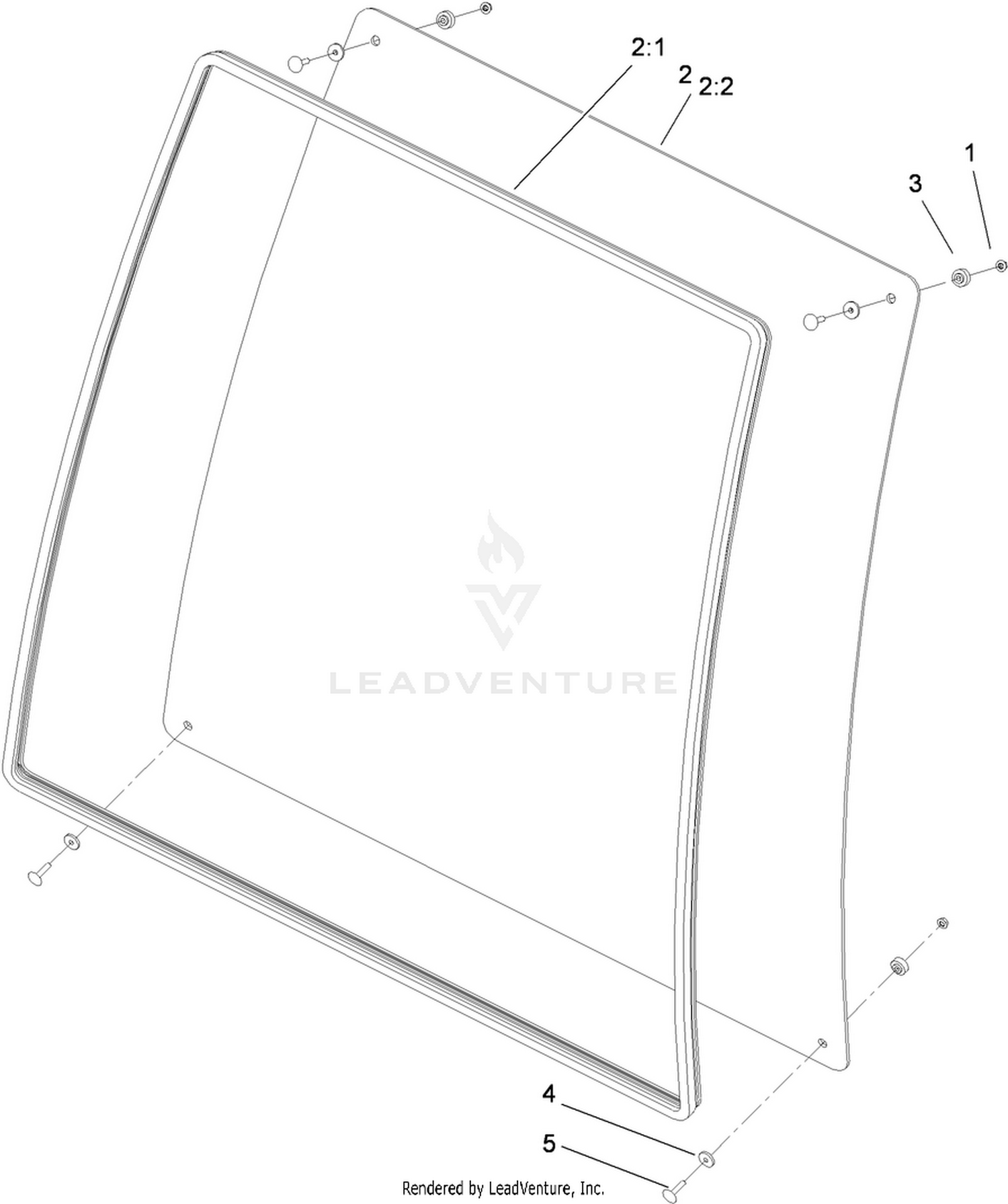 Front Window Assembly