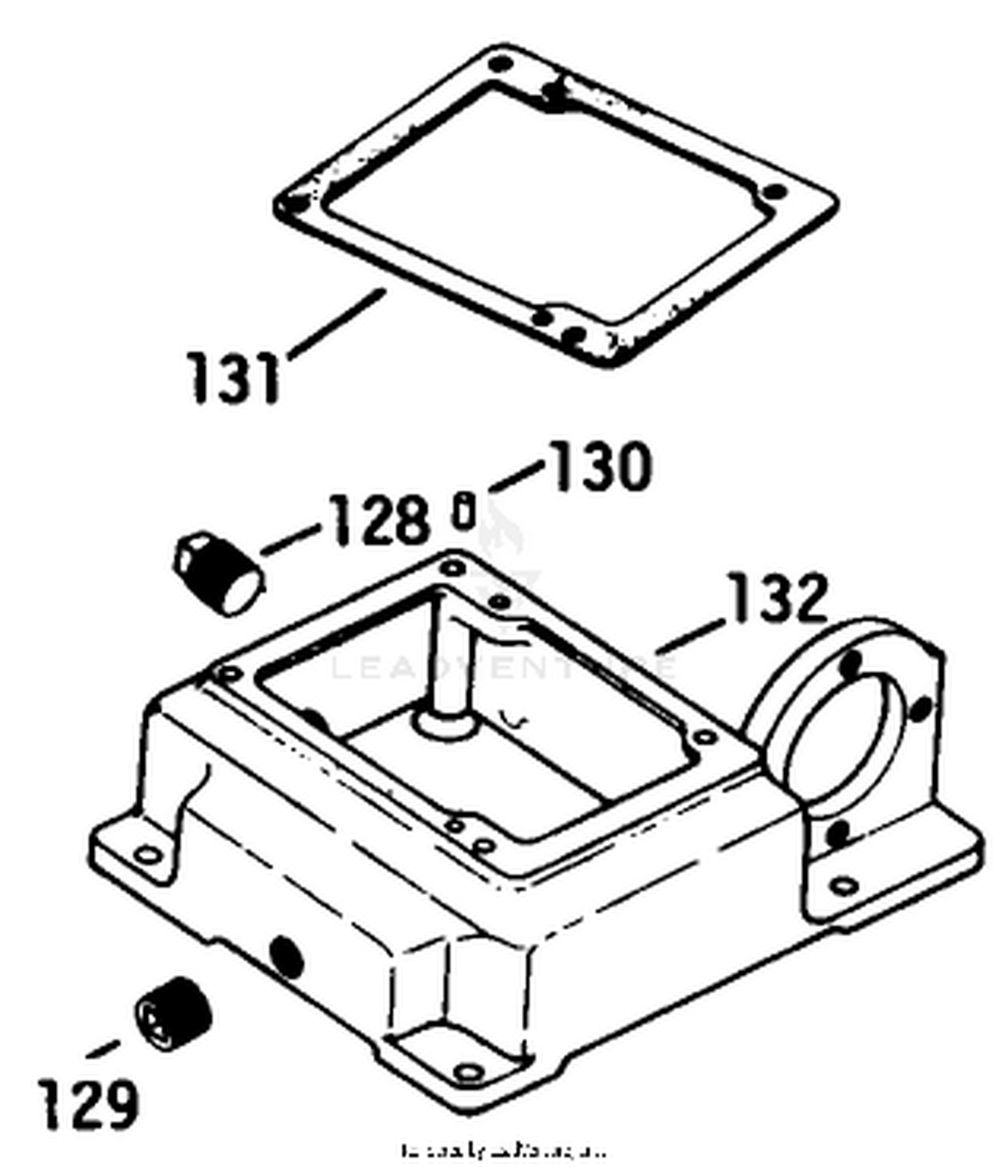 Engine Kohler Model No. K582qs Type No. Ps-36315 Oil Pan-Group 21