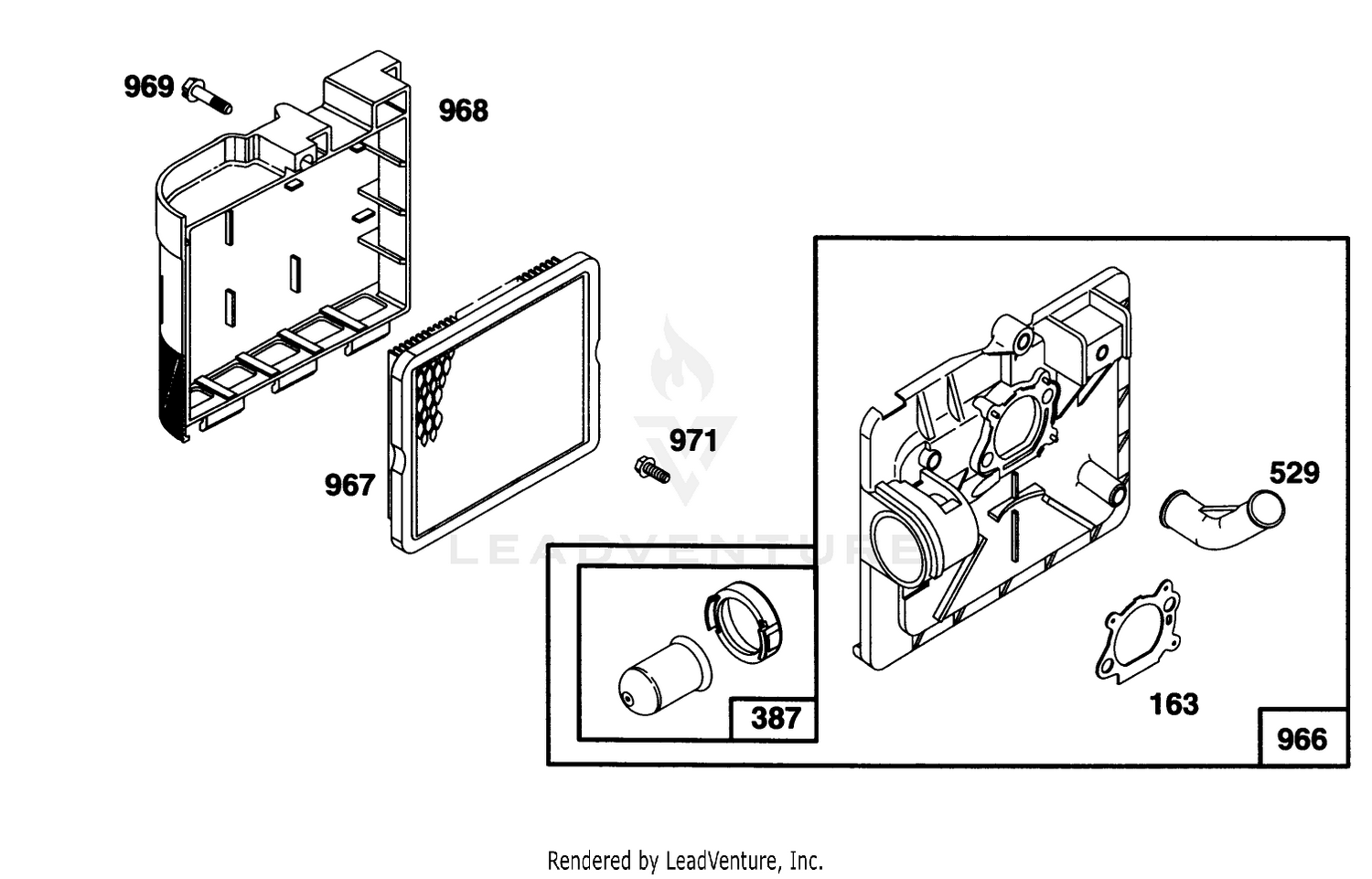 Engine Briggs  Stratton Model 127702-0645-01 5