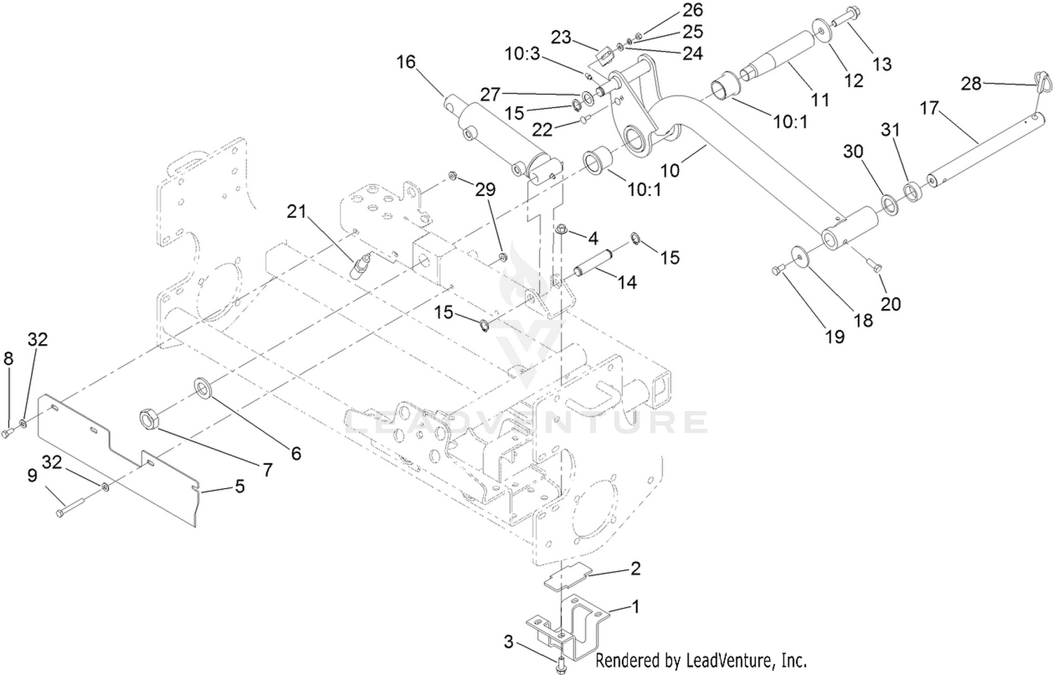 Rear Lift Arm Assembly