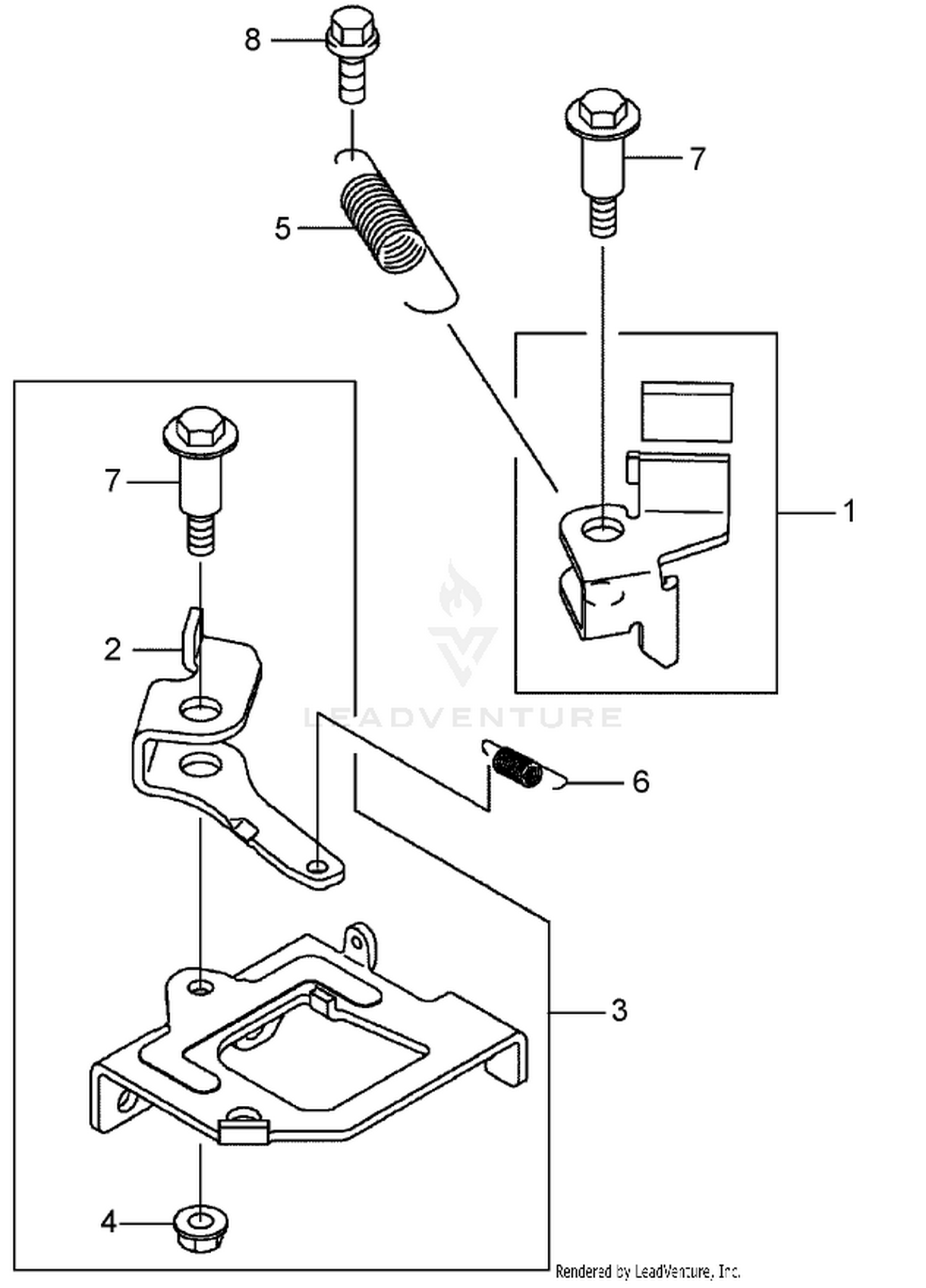Brake and Lever Assembly