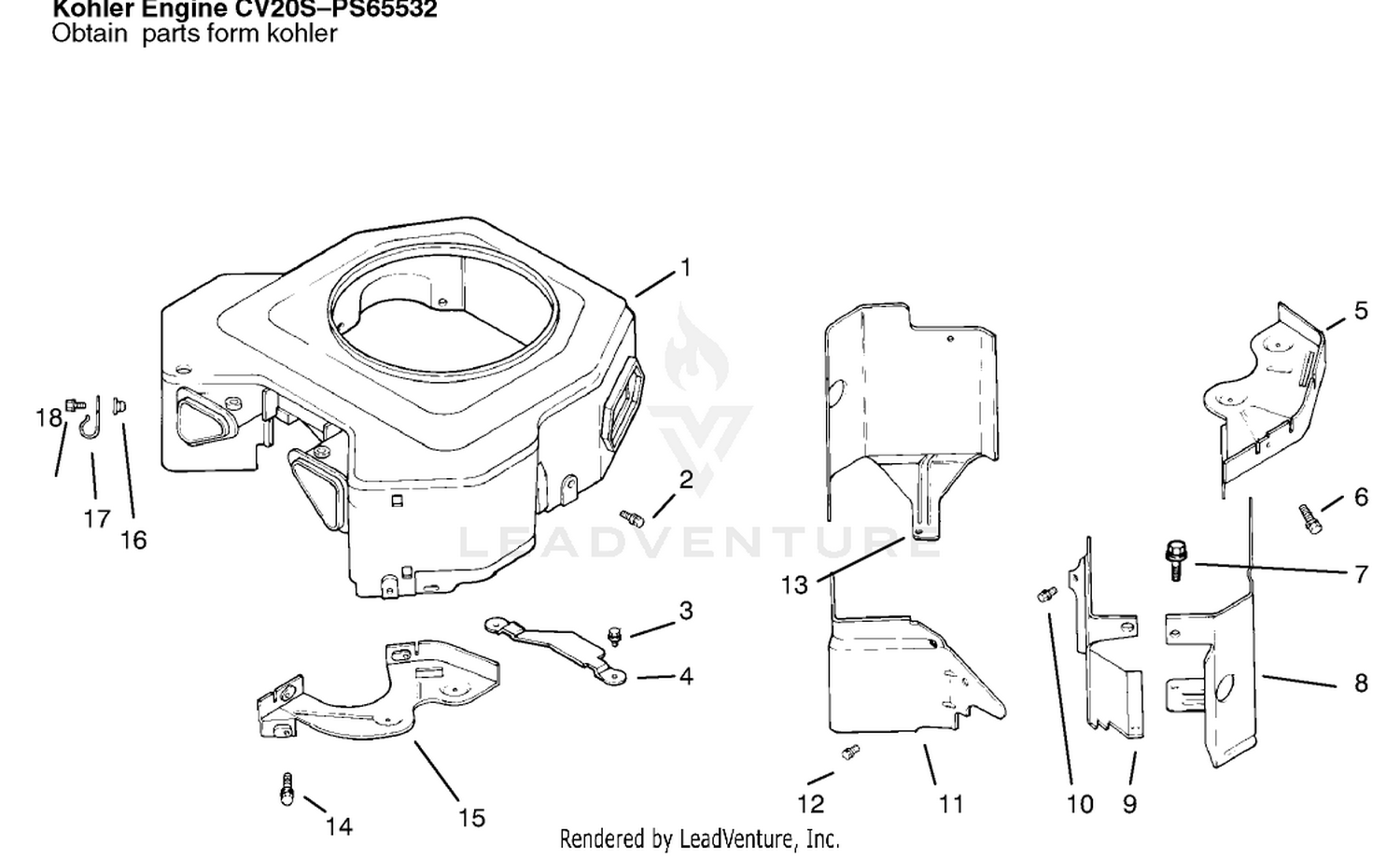 Blower Housing  Baffles