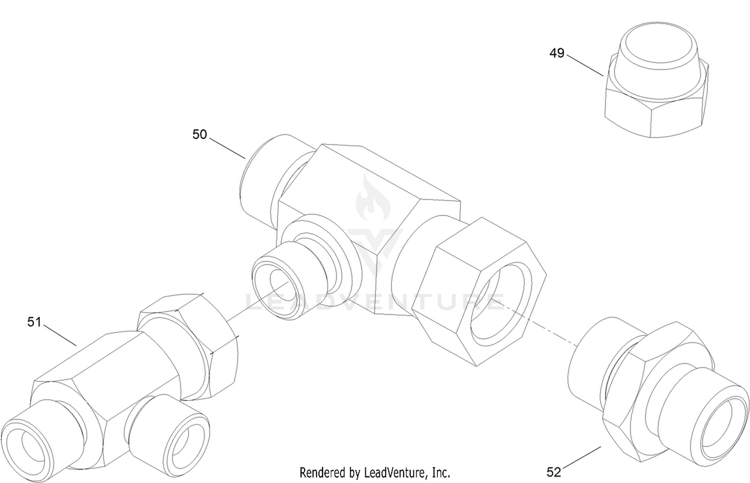 Rear Tee Assembly