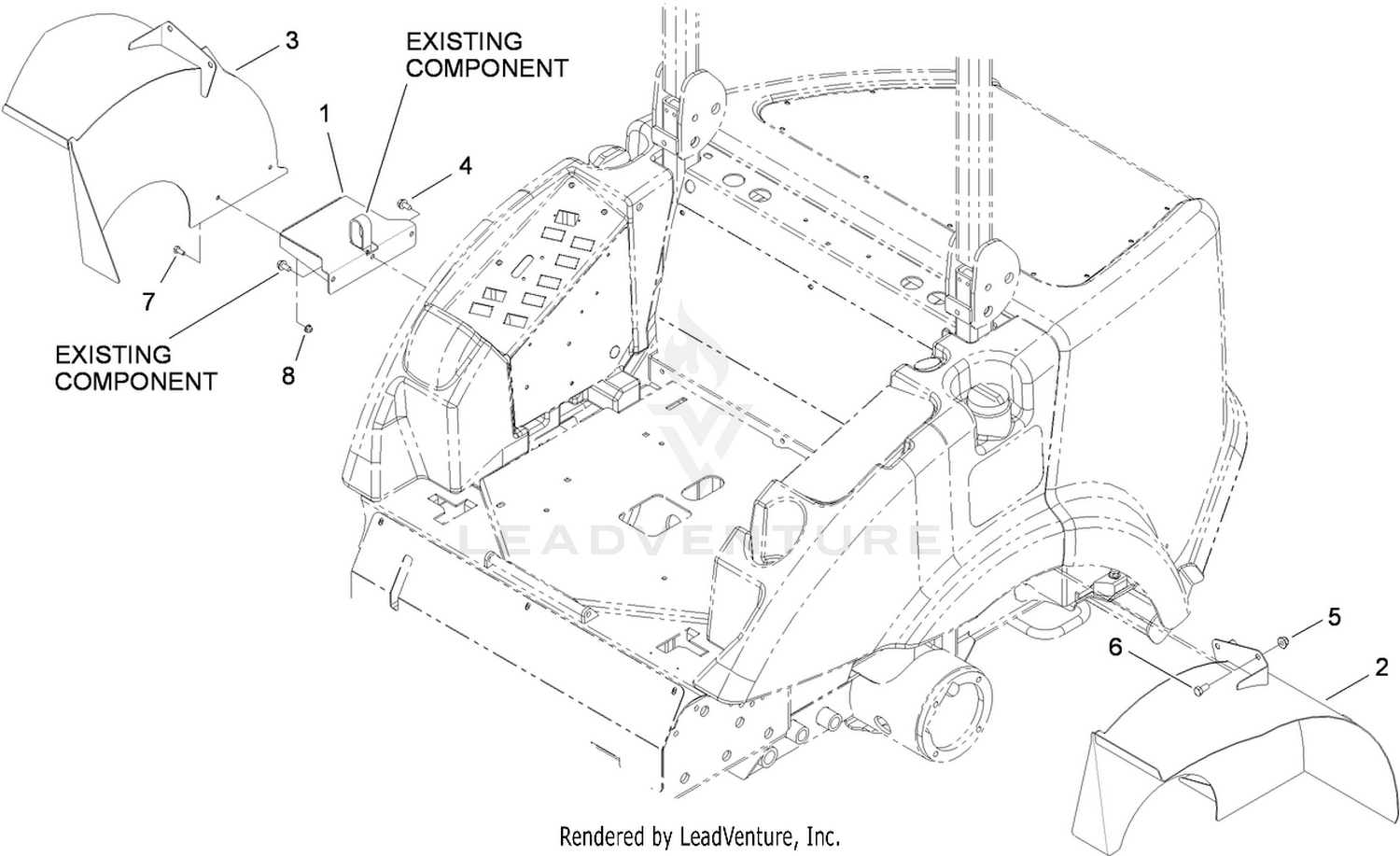 Fender Kit Assembly 117-9170