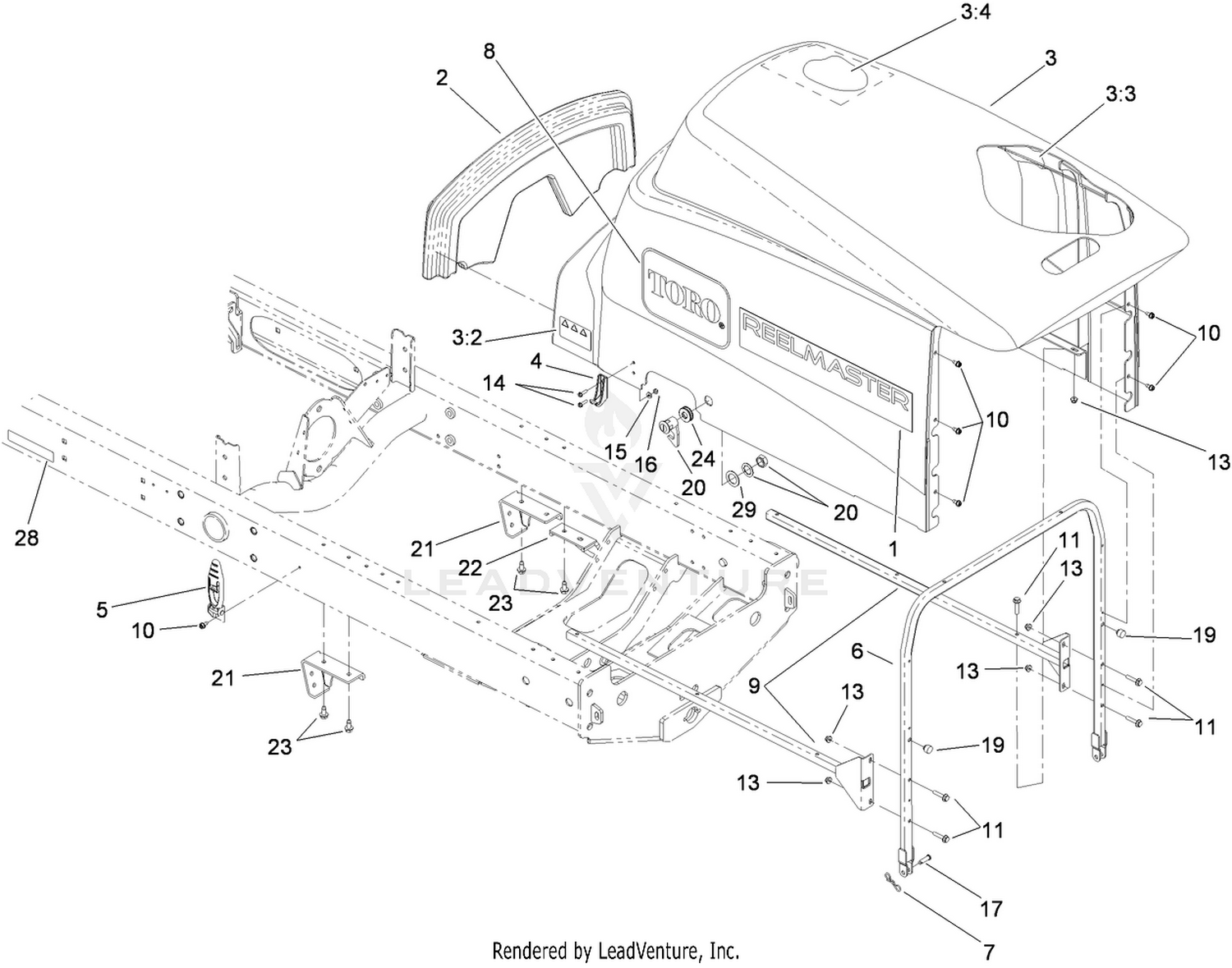 Hood and Body Panel Assembly