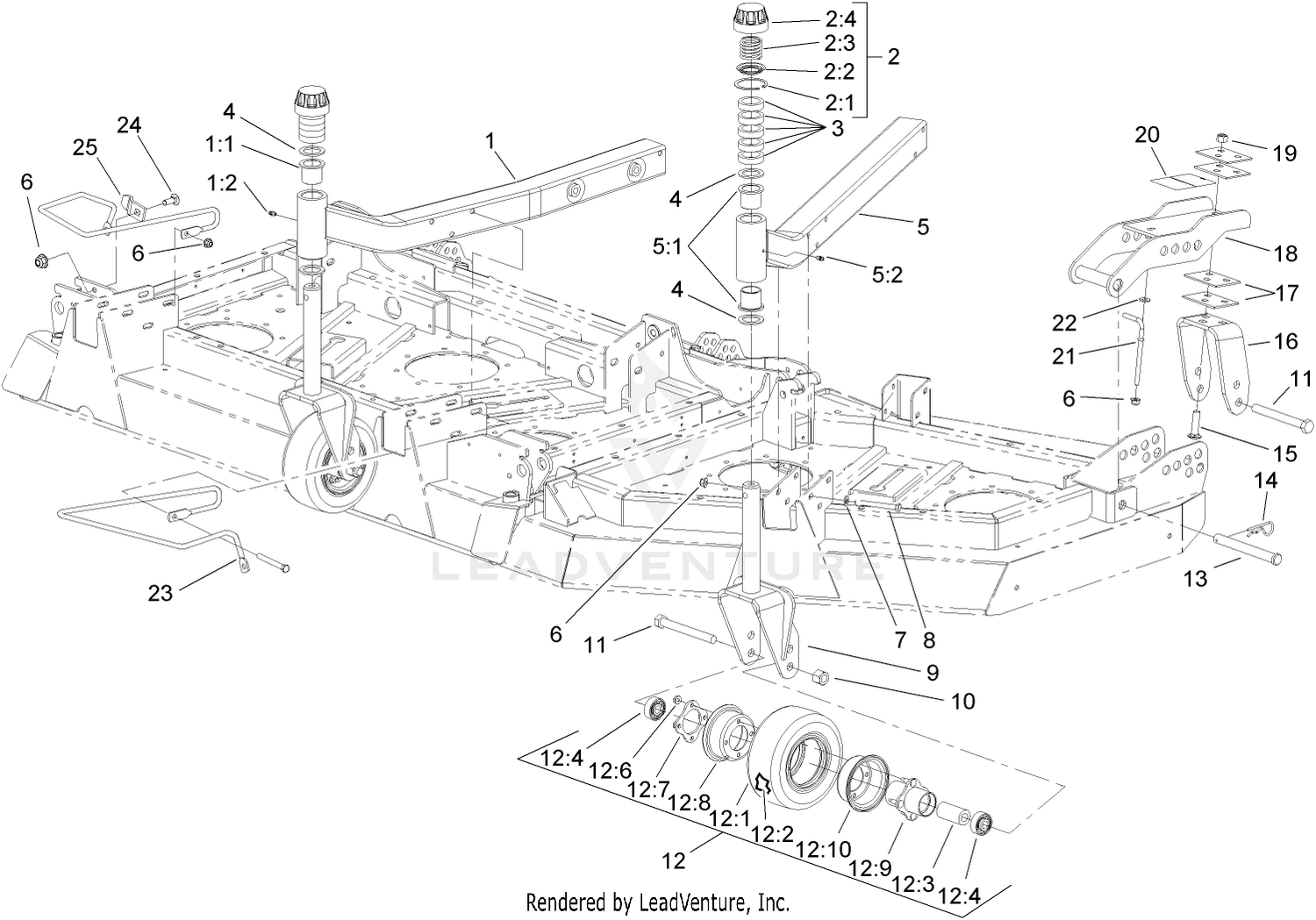 Castor Fork Assembly