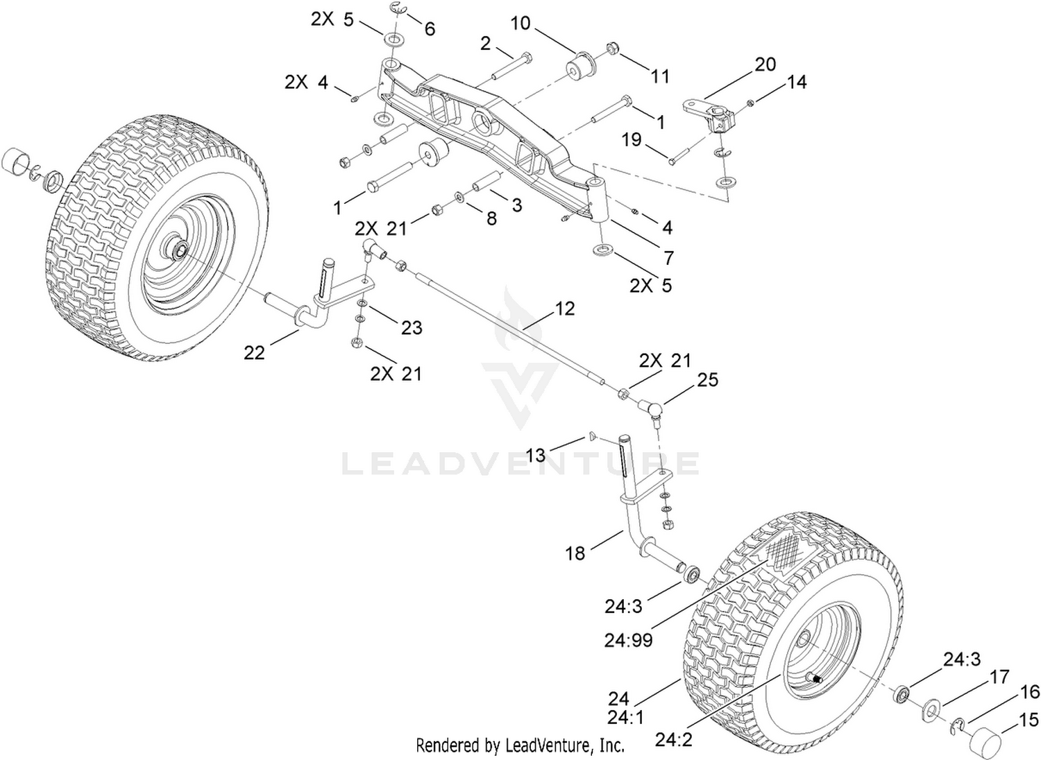 Front Axle Assembly