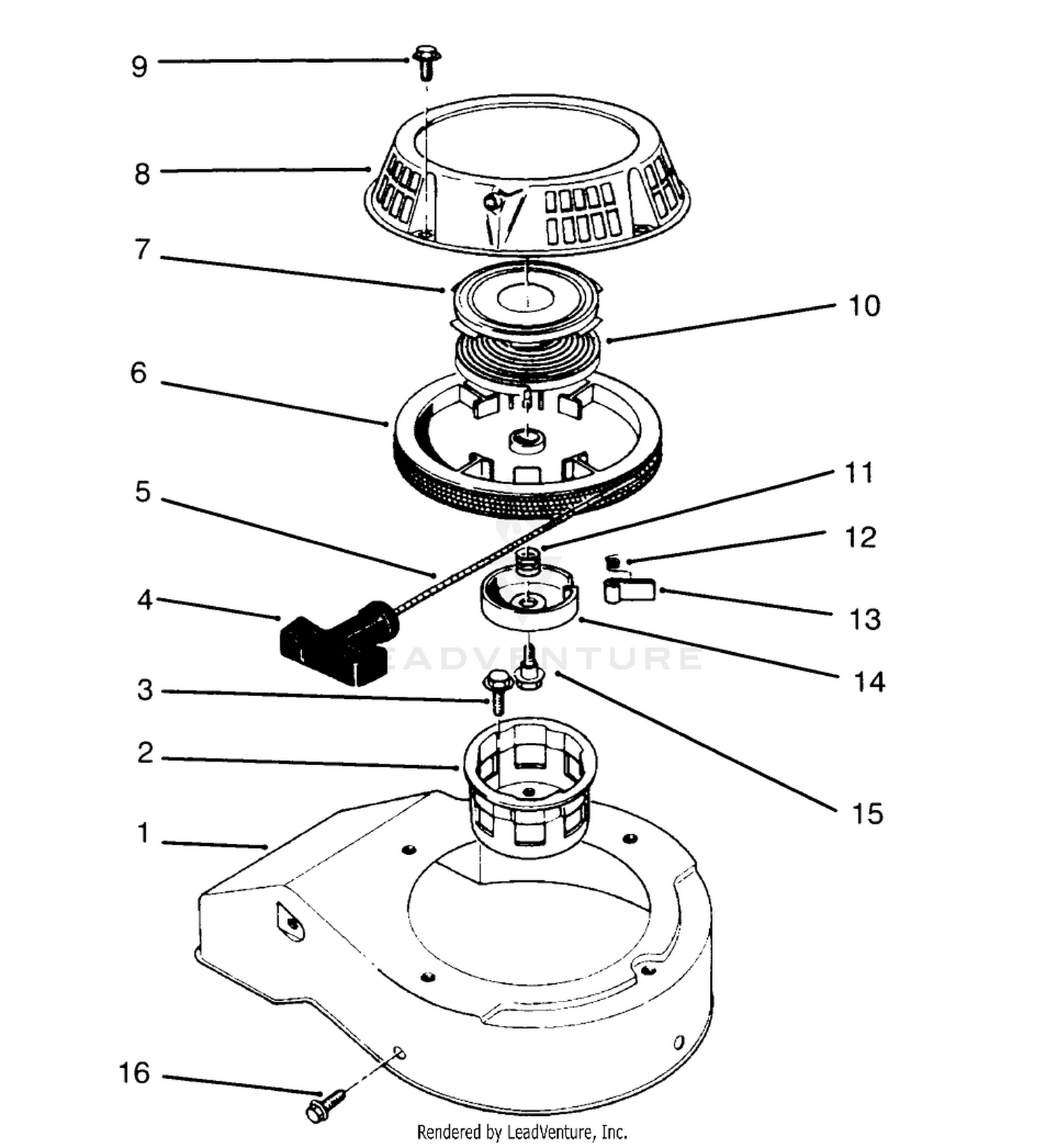 Recoil Assembly (model No. 47pr4-7)