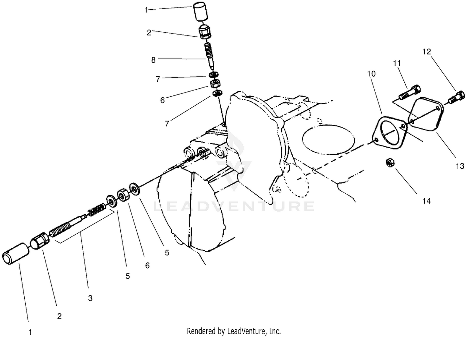 Engine Stop Lever Assembly