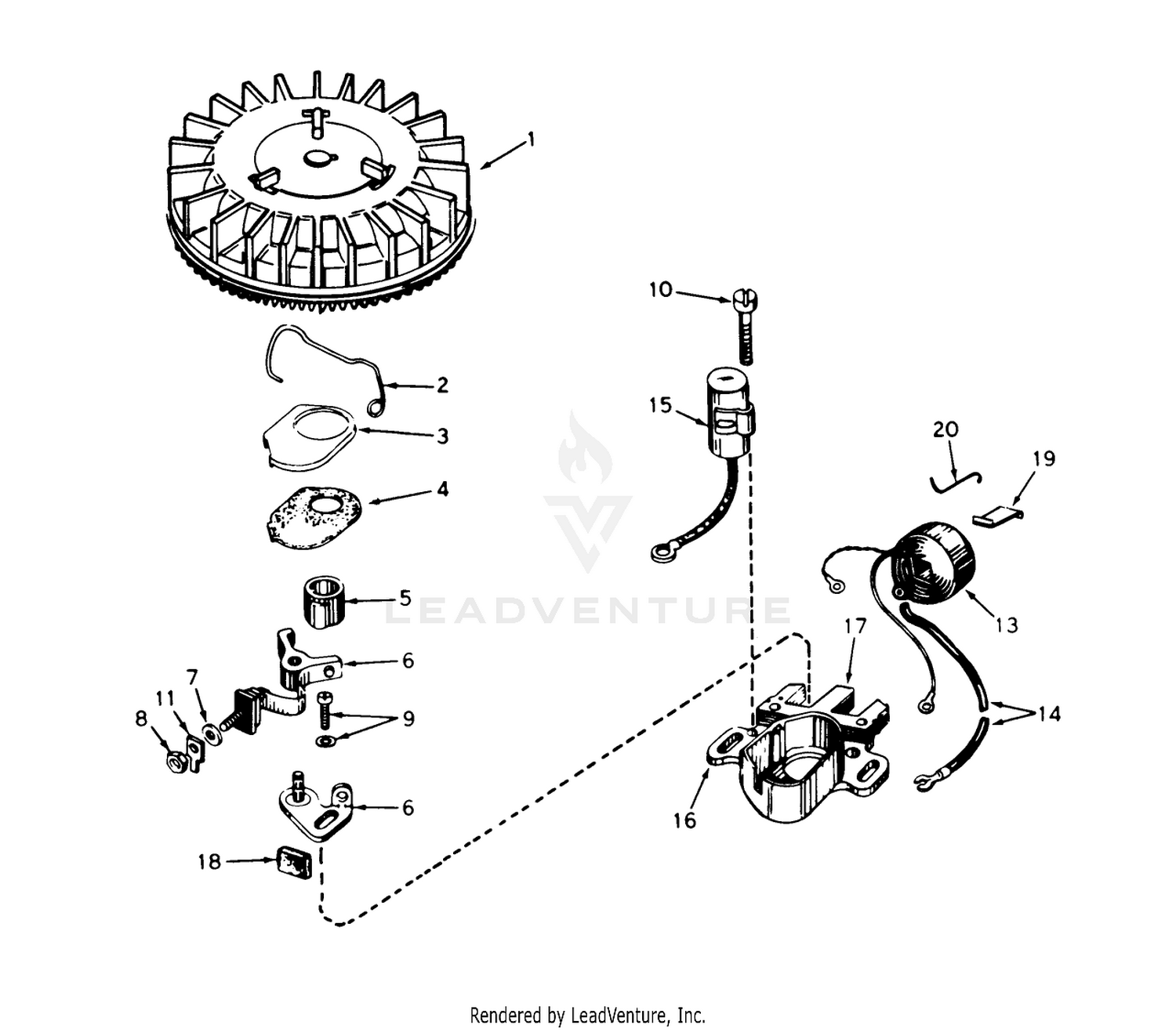 Magneto No. 610793a