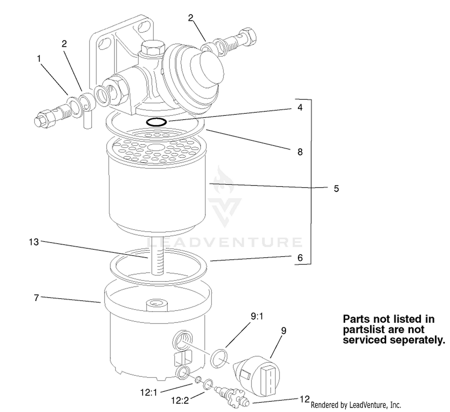 Fuel Filter Assembly No. 76-5300