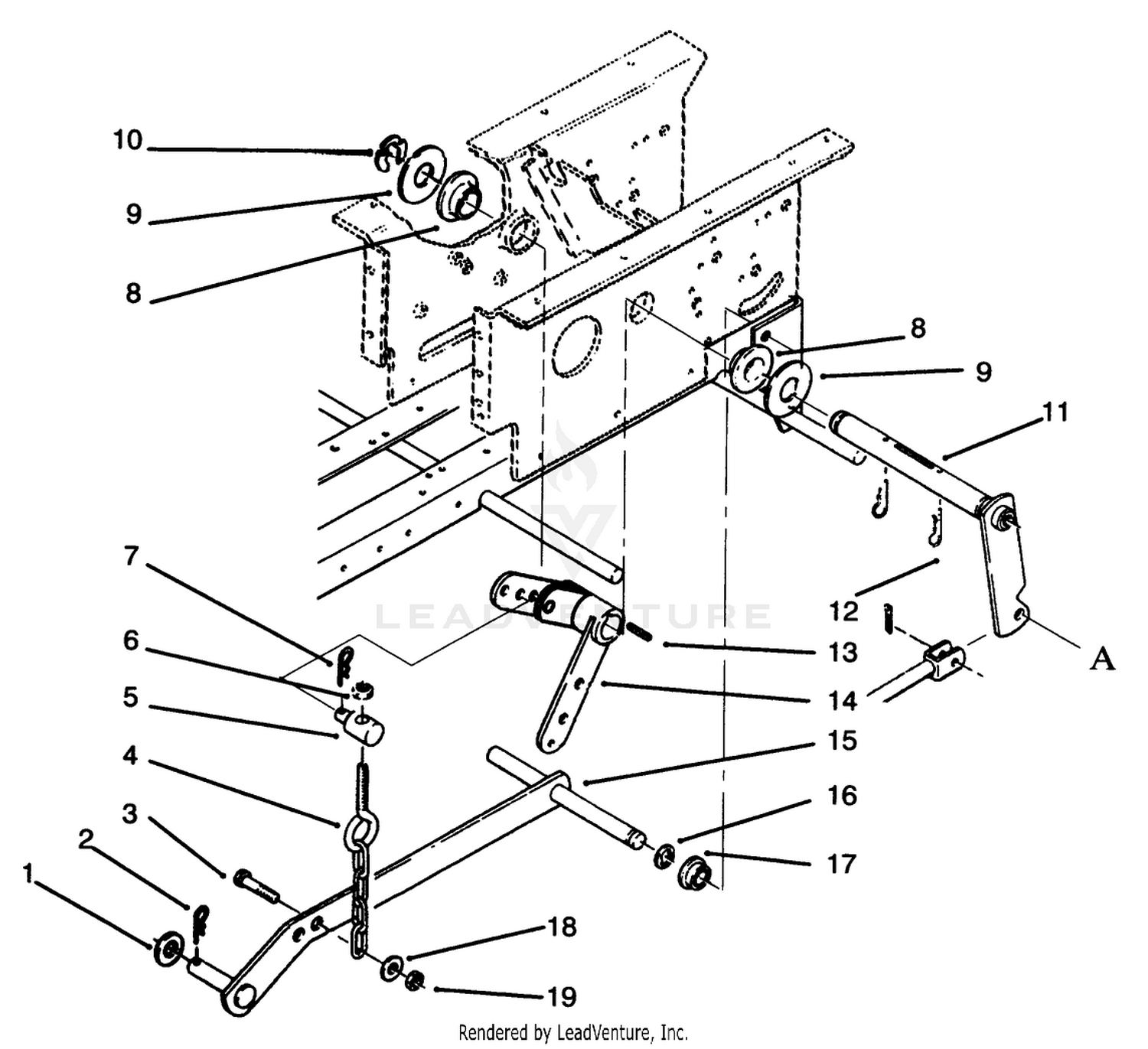 Hydrostatic Lift Linkage
