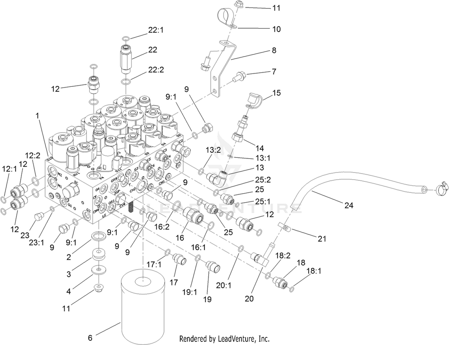 Combination Manifold Assembly