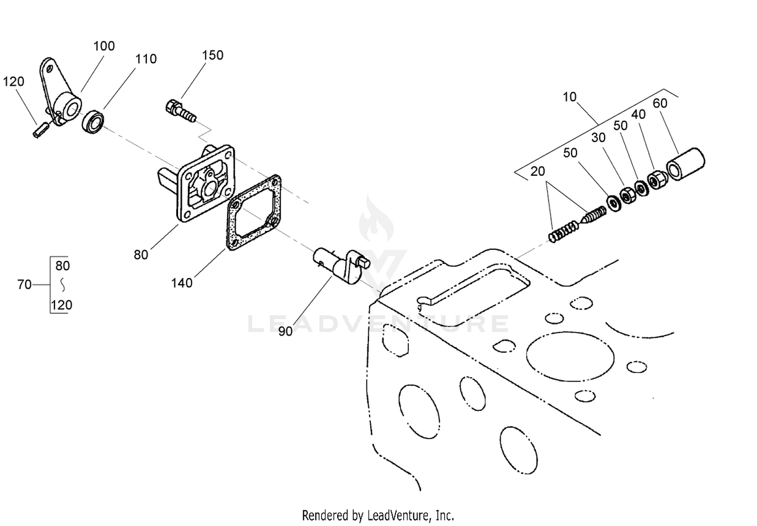 Engine Stop Lever Assembly