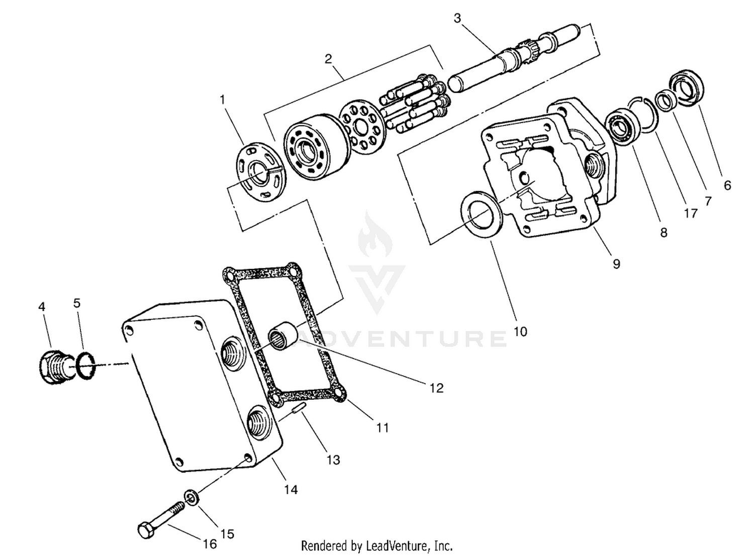 Hydraulic Motor No. 92-2556-03