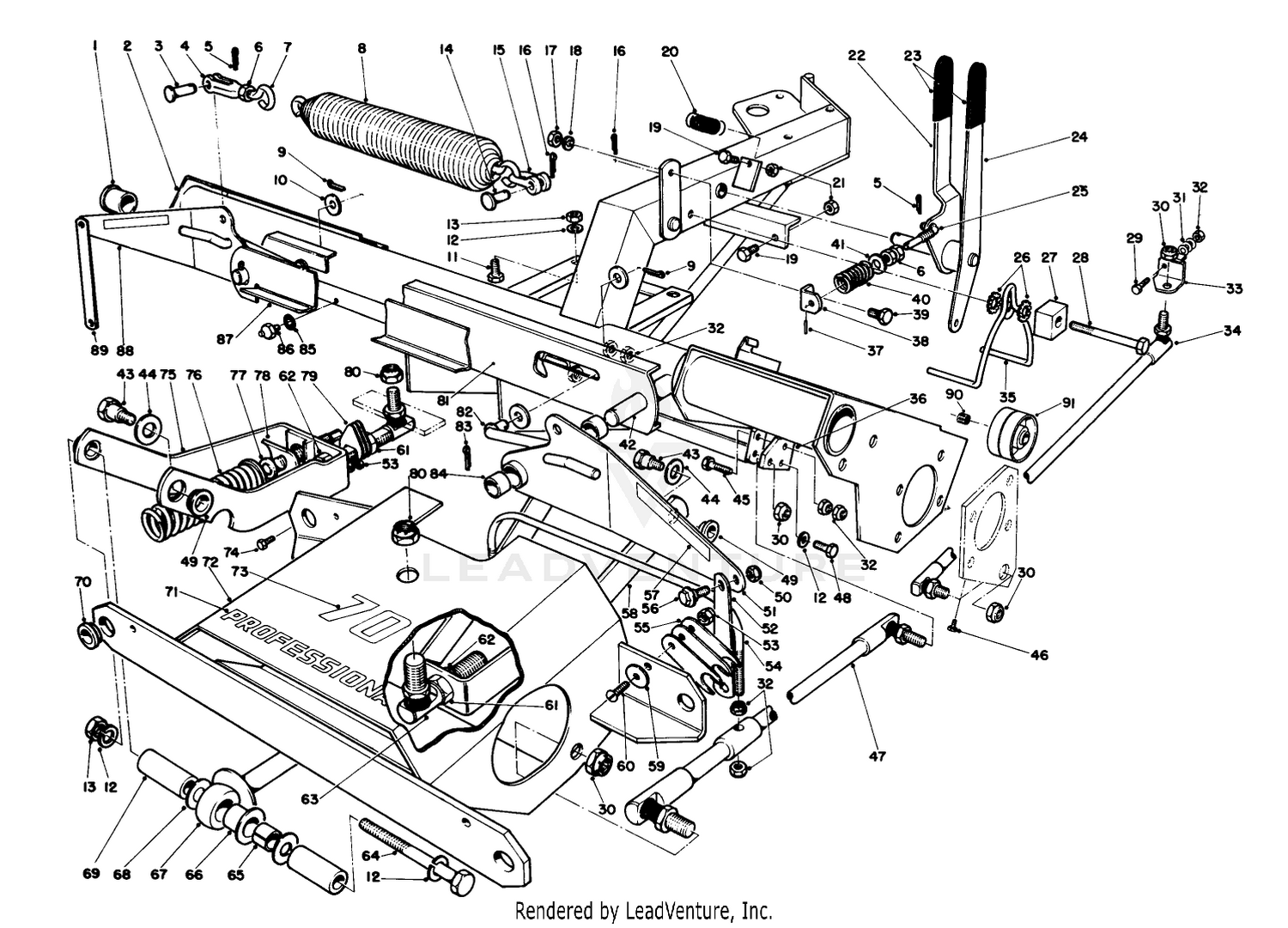 Main Frame  Counterbalance Assembly
