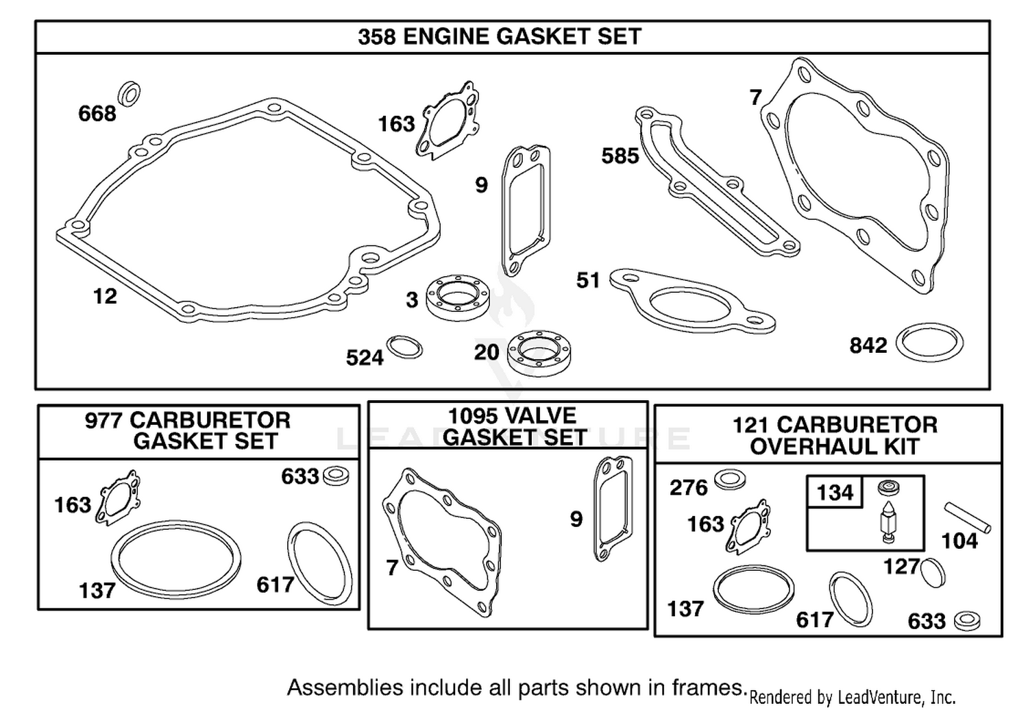 Engine Briggs  Stratton Model 12h802-1776-B1 9