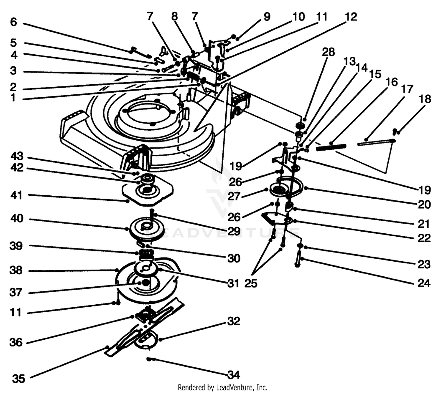 Blade Brake Clutch Assembly