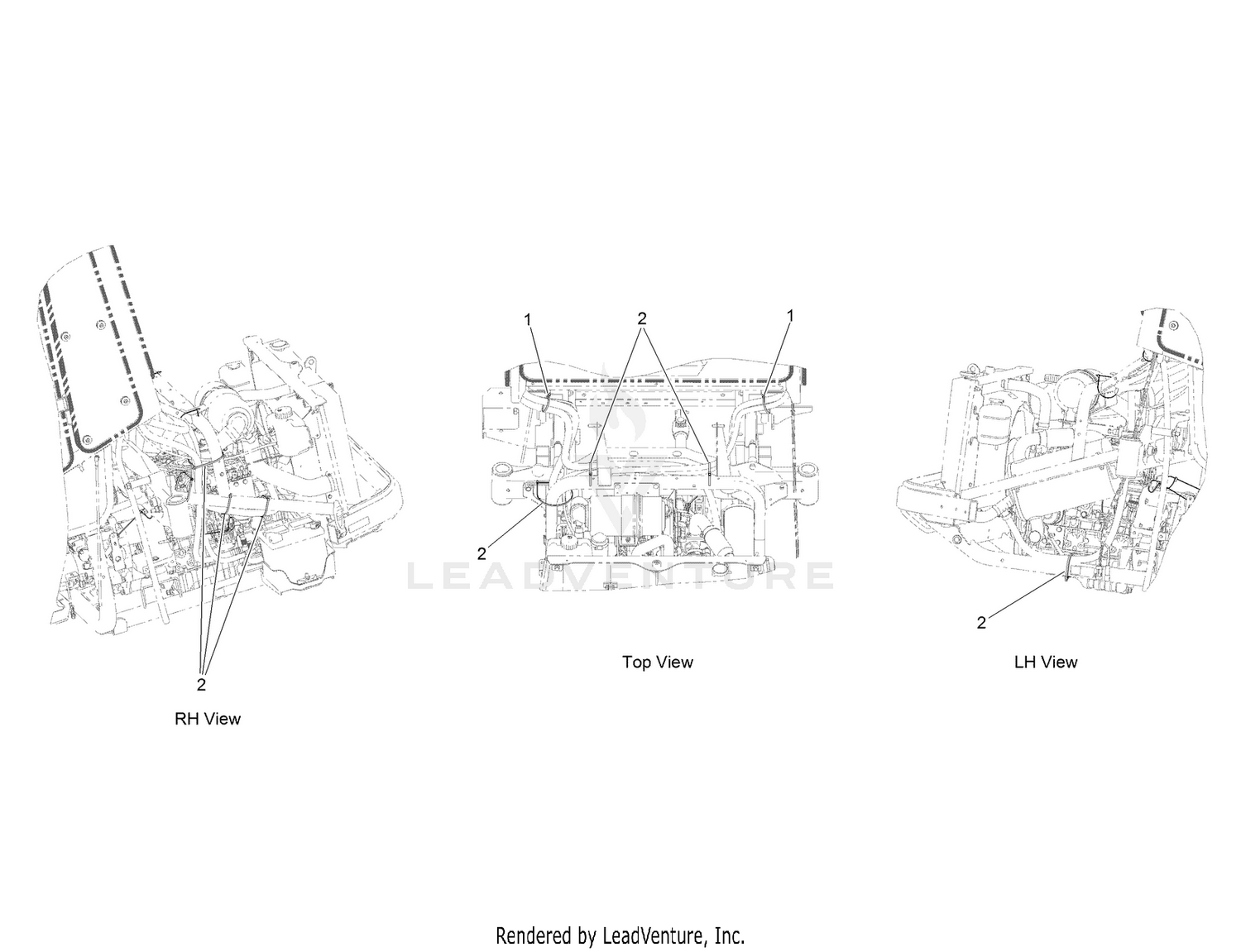 Cab Cable Tie Assembly