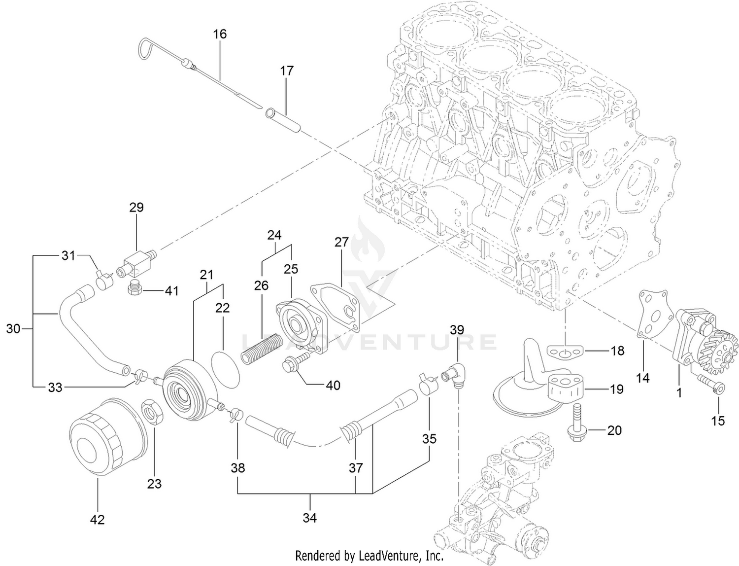 Lubrication and Oil System Assembly