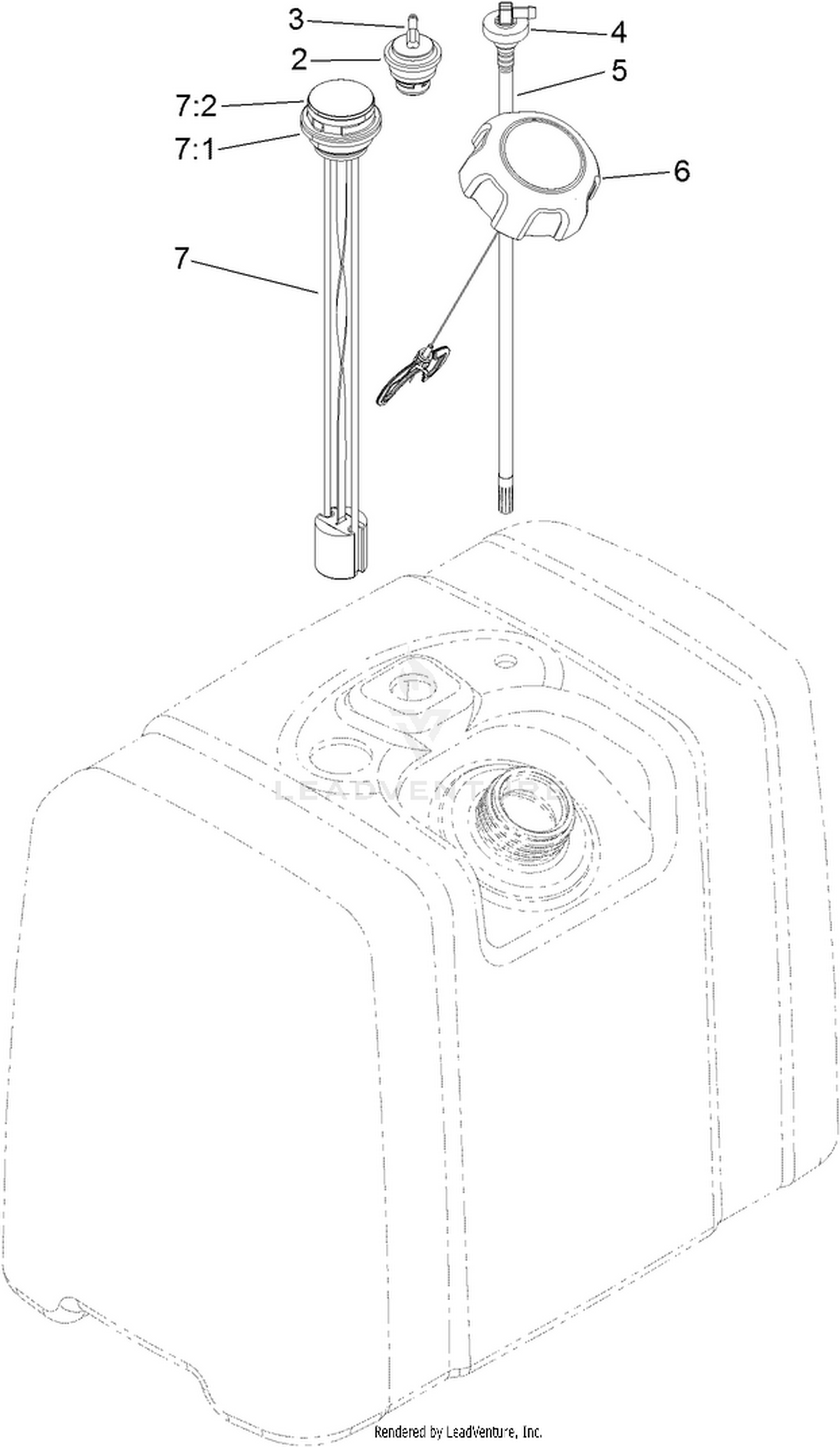 Fuel Tank Assembly No. 115-9047