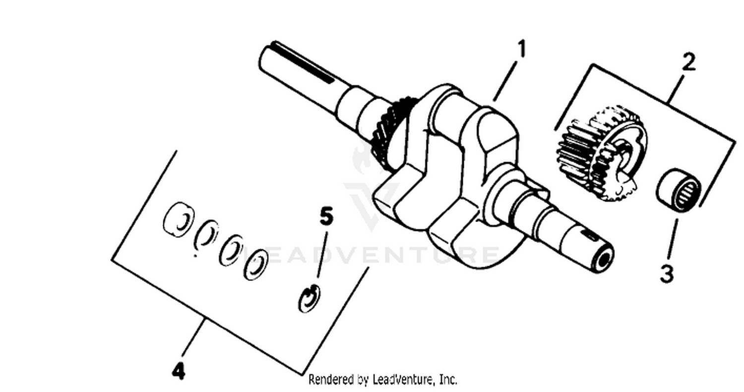 Crankshaft-Engine Assembly-Kohler Model No. K321s-711533 (continued)