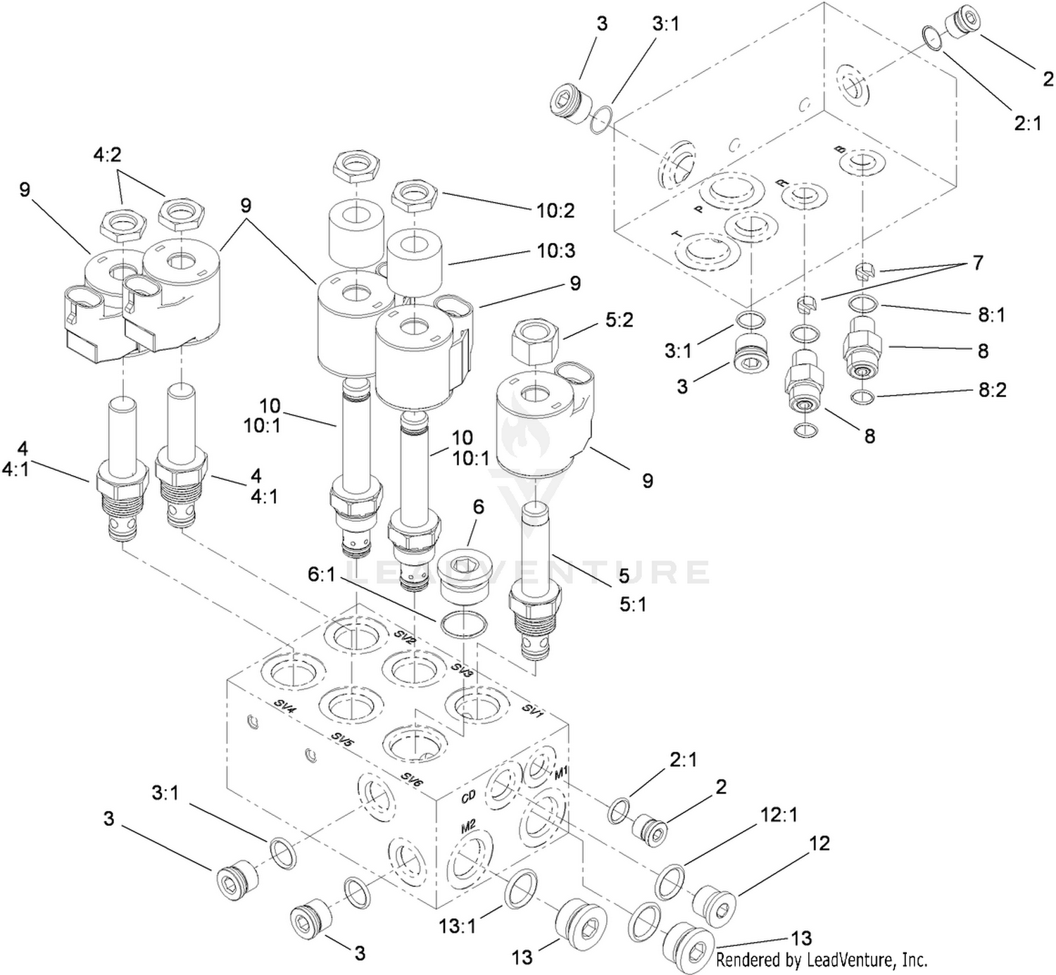 Hydraulic Manifold Assembly No. 112-1493