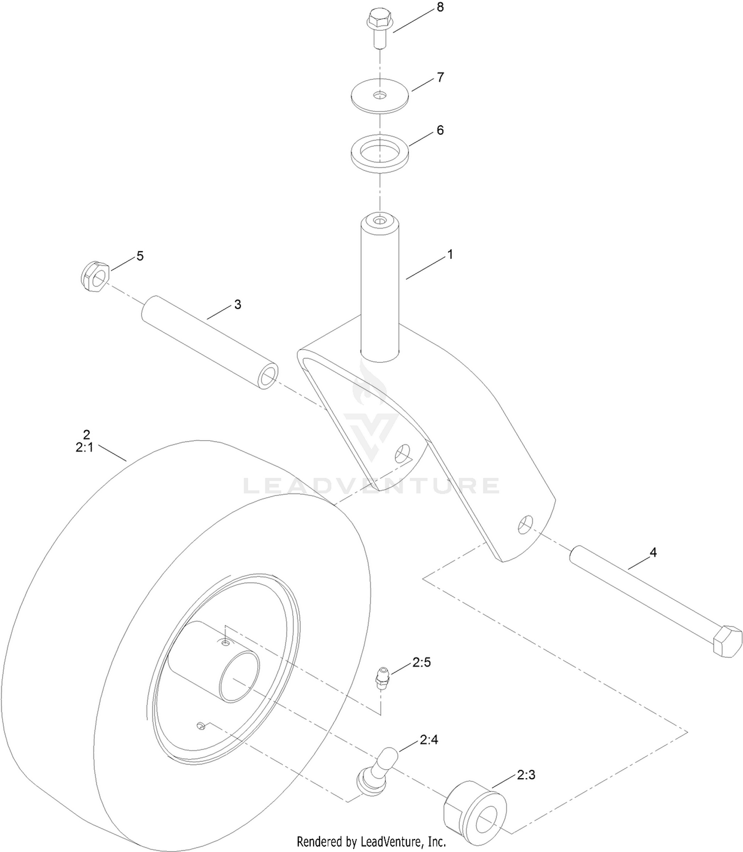 Caster Wheel Assembly