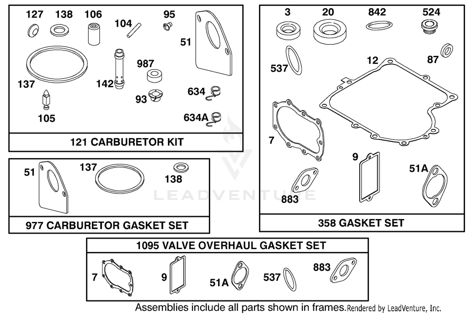 Engine Briggs  Stratton Model 28m707-1182-E1 9