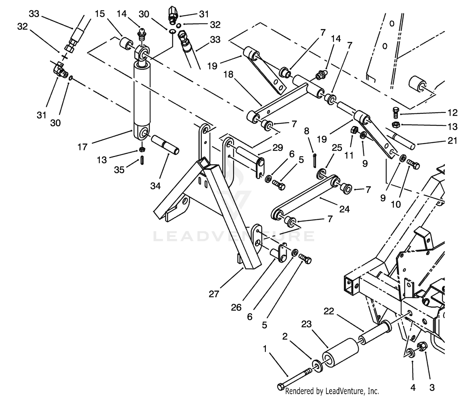Front Lift System Assembly