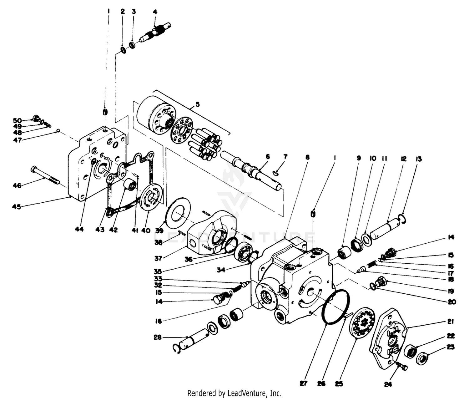 Hydraulic Pump Assembly No. 61-0080