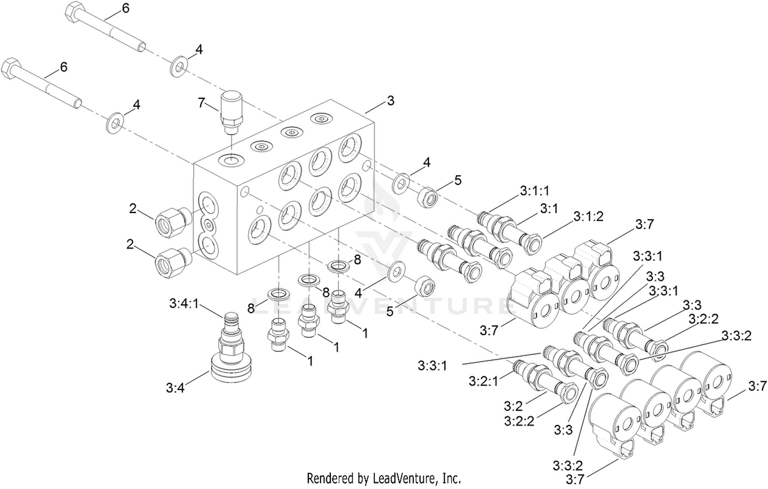 Manifold Hydraulic Assembly
