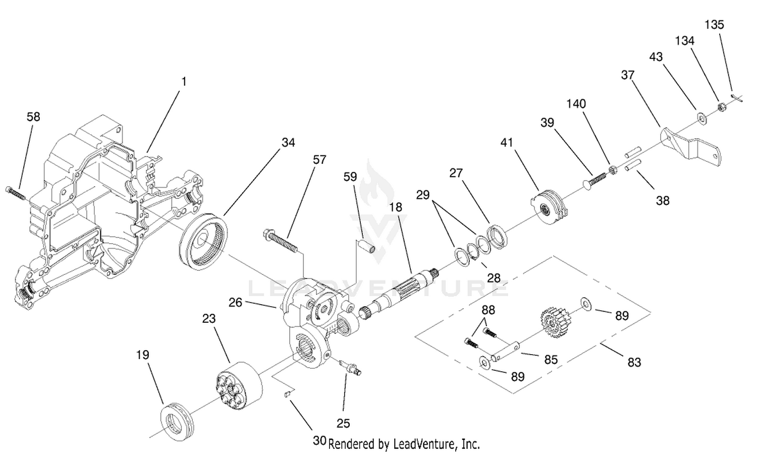 Hydro Transaxle Assembly (cont.) 2