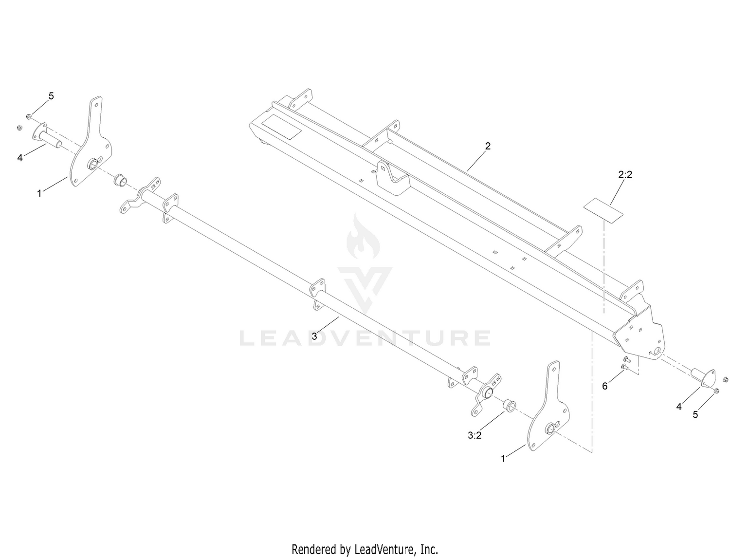 Rake Tools Assembly No. 144-7590