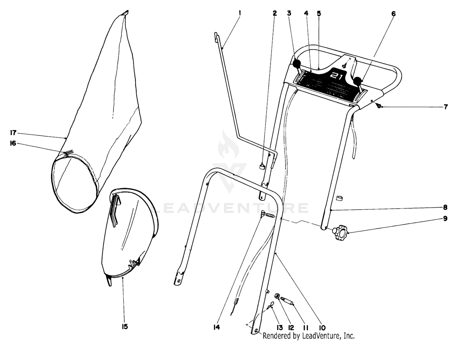 Handle Assembly Model No. 20571